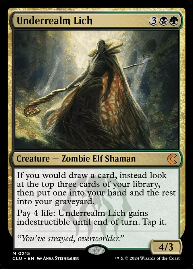 Underrealm Lich (Ravnica: Clue Edition) 