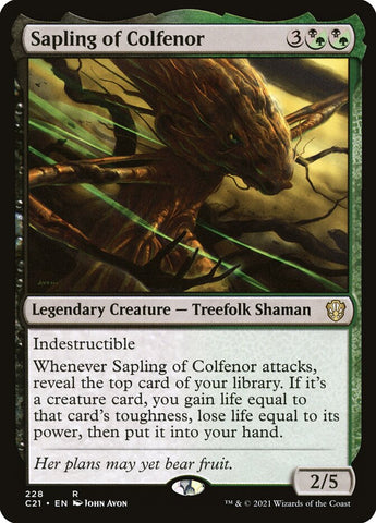 Sapling of Colfenor (Commander 2021) 