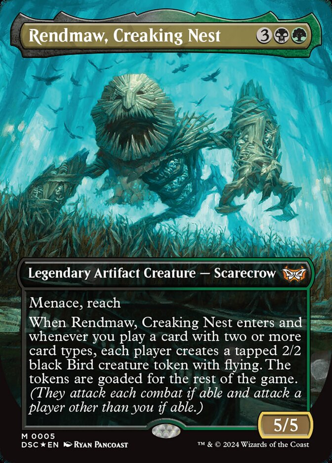 Rendmaw, Creaking Nest 5/40 (Commander: Duskmourn: House of Horror)  - Borderless