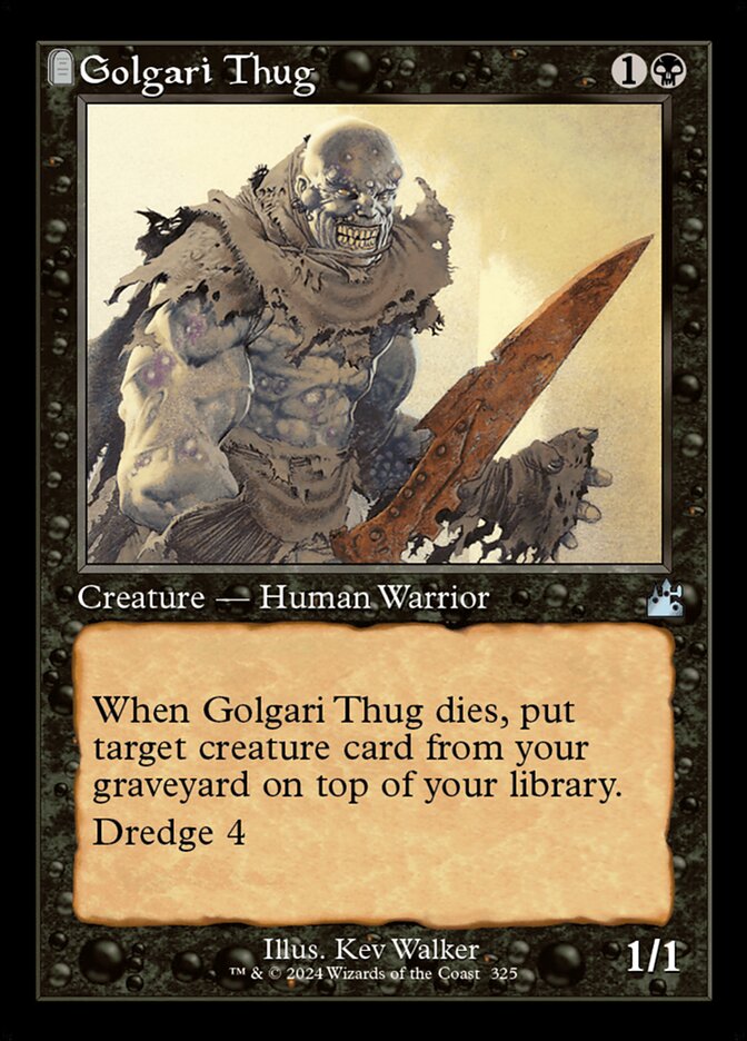 Golgari Thug (Ravnica Remastered)  - Foil