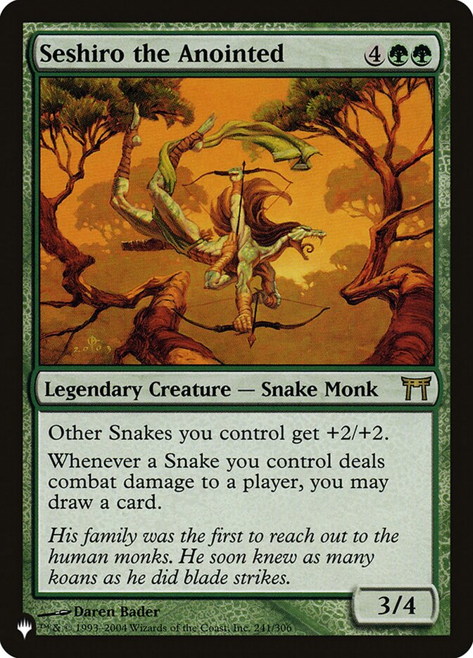 Seshiro the Anointed (The List Reprints) 