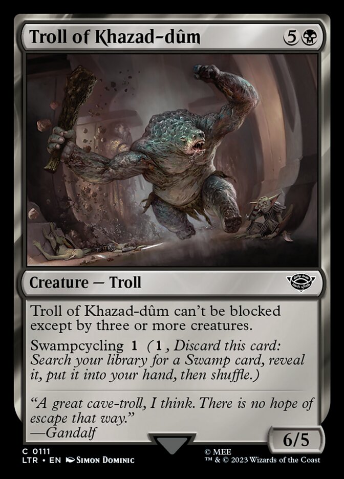 Troll of Khazad-dûm (Universes Beyond: The Lord of the Rings: Tales of Middle-earth) 