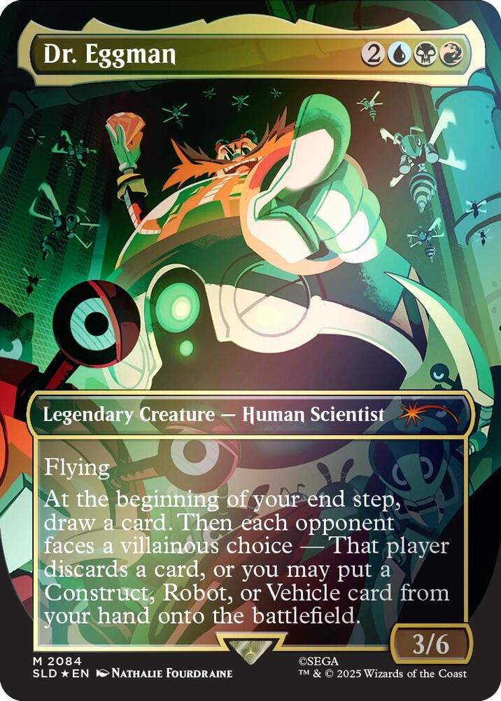 Dr Eggman Rainbow Foil 2084 (Secret Lair Drop Series)  - Foil