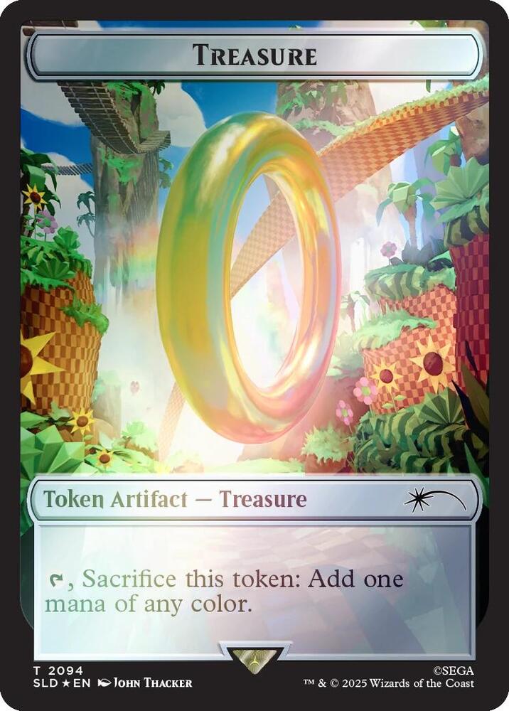 Treasure Token 2094 Rainbow Foil 2094 (Secret Lair Drop Series)  - Foil