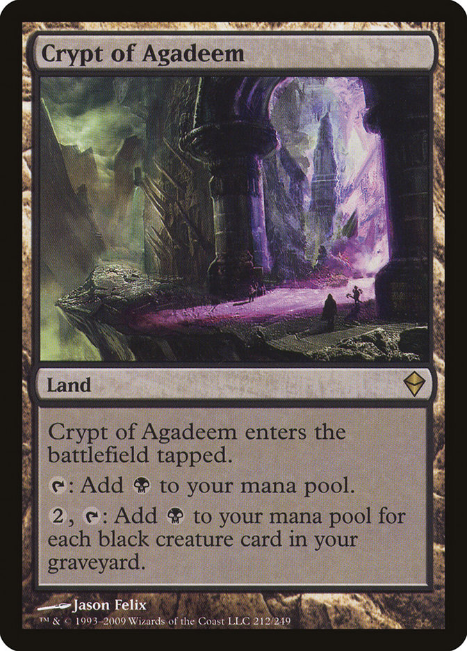 Crypt of Agadeem 212 (Zendikar) 