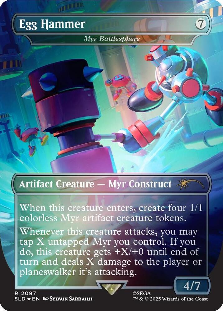 Egg Hammer Myr Battlesphere Rainbow Foil (Secret Lair Drop Series)  - Foil