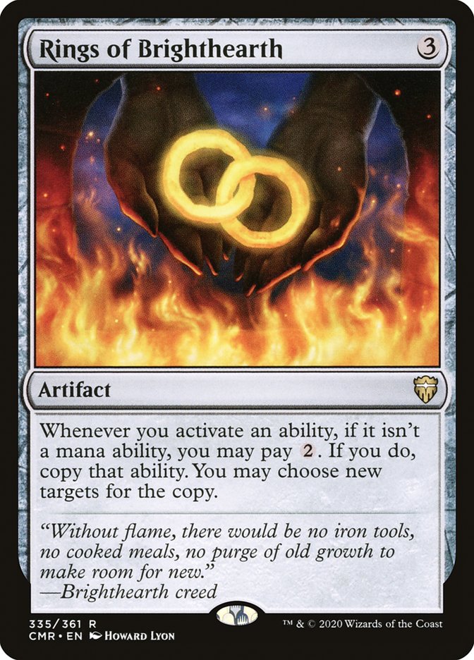 Rings of Brighthearth 335 (Commander Legends)  - Foil