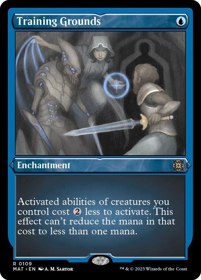 Training Grounds Foil Etched (March of the Machine: The Aftermath)  - Foil