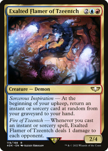 Exalted Flamer of Tzeentch (Universes Beyond: Warhammer 40,000) 