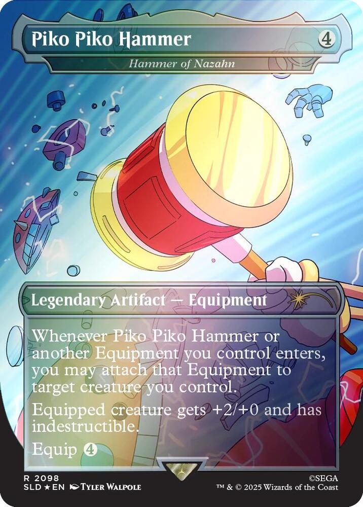 Piko Piko Hammer Hammer of Nazahn Rainbow Foil (Secret Lair Drop Series)  - Foil
