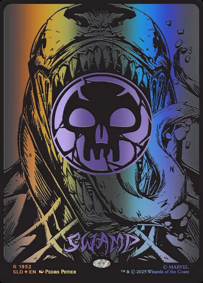 Swamp 1952 (Secret Lair Drop Series)  - Full Art Raised Foil