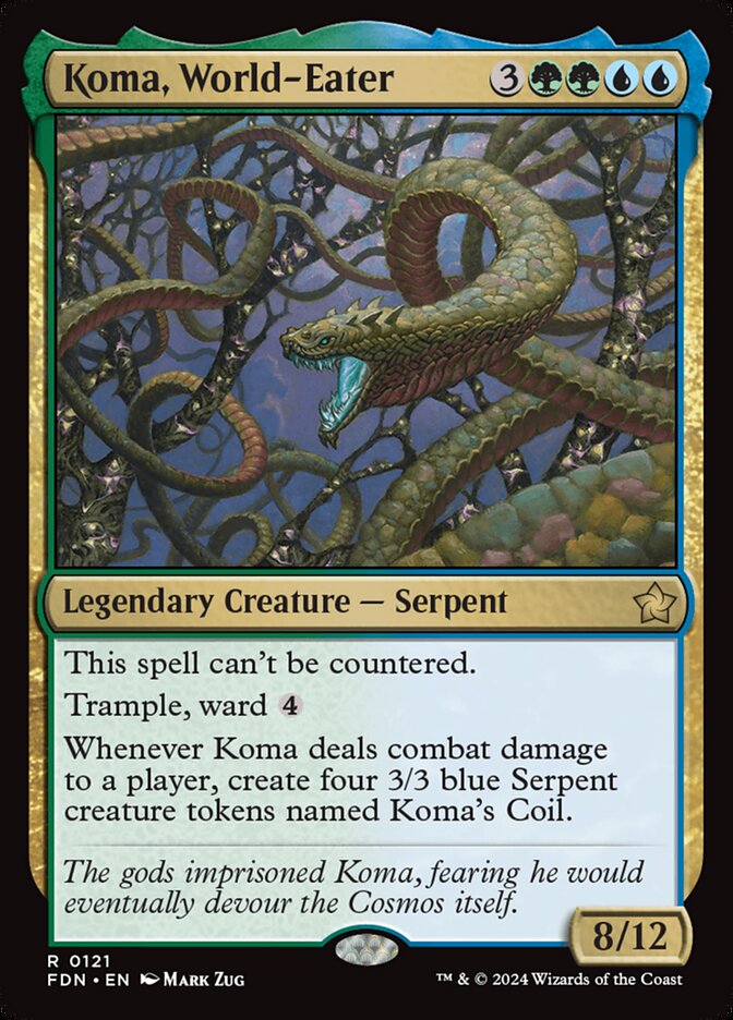 Koma, World-Eater (Foundations)  - Foil