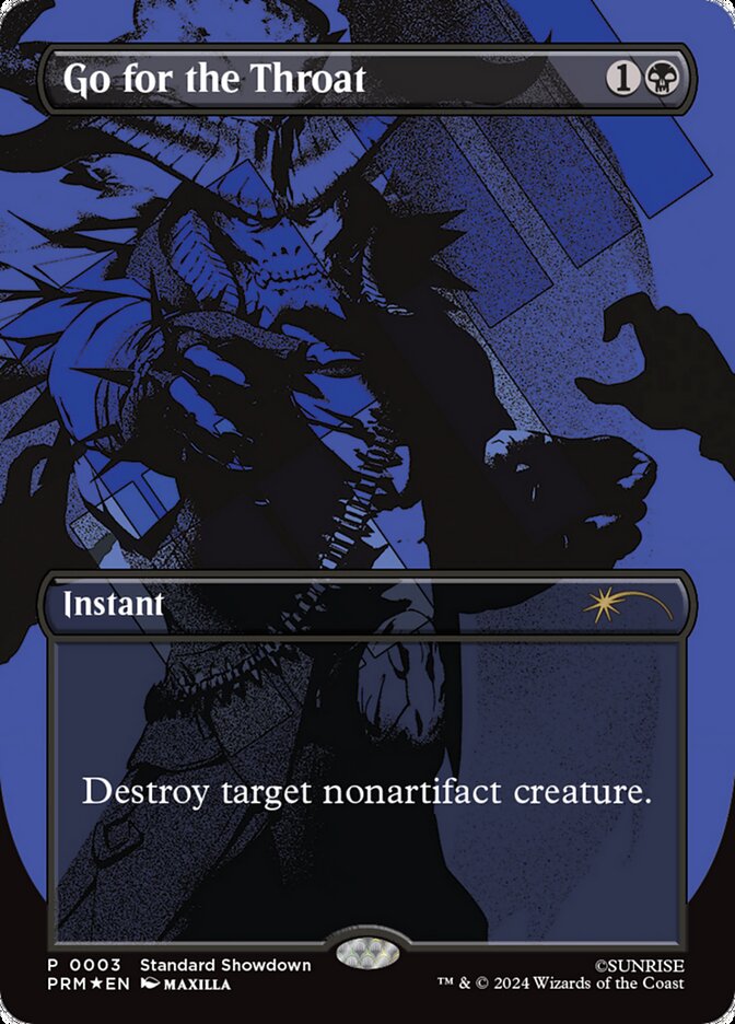 Go for the Throat 3 (Standard Showdown Promos)  - Foil