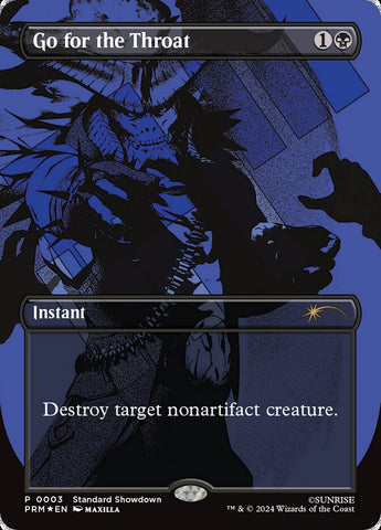 Go for the Throat 3 (Standard Showdown Promos)  - Foil