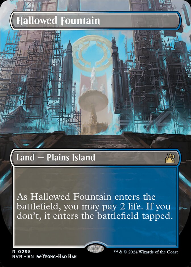 Hallowed Fountain 295/291 (Ravnica Remastered)  - Borderless