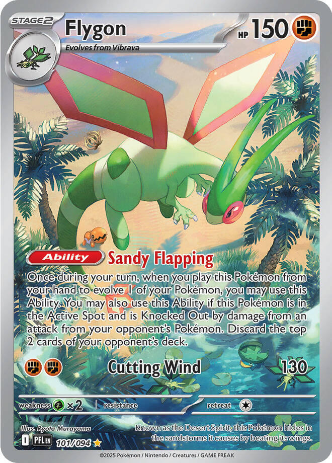 Flygon 101/094 (ME02: Phantasmal Flames)  - Holofoil