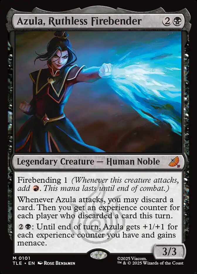 Azula, Ruthless Firebender (Avatar: The Last Airbender: Eternal-Legal)  - Foil