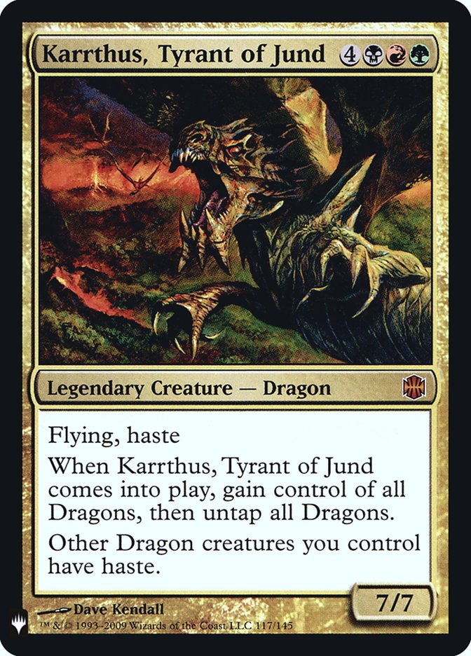 Karrthus, Tyrant of Jund (The List Reprints)  - Foil