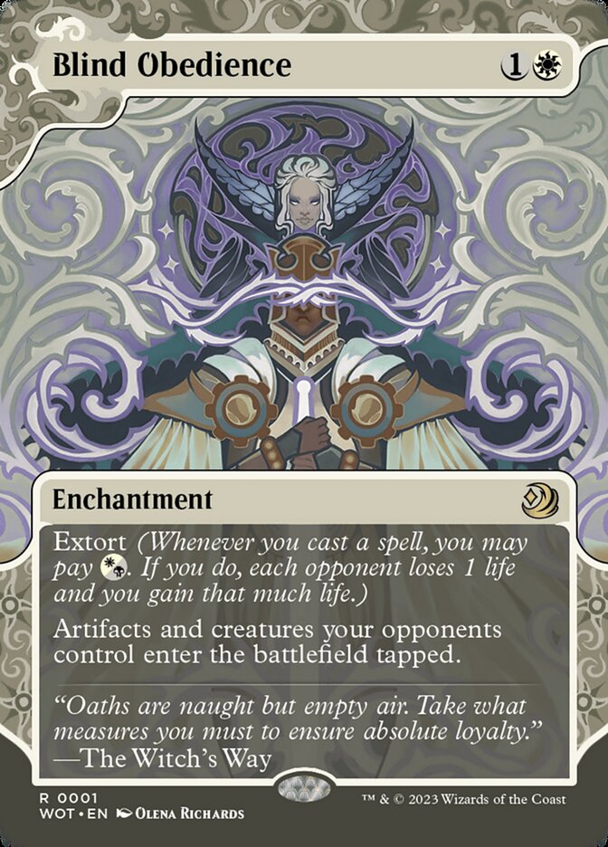 Blind Obedience (Wilds of Eldraine: Enchanting Tales)  - Foil