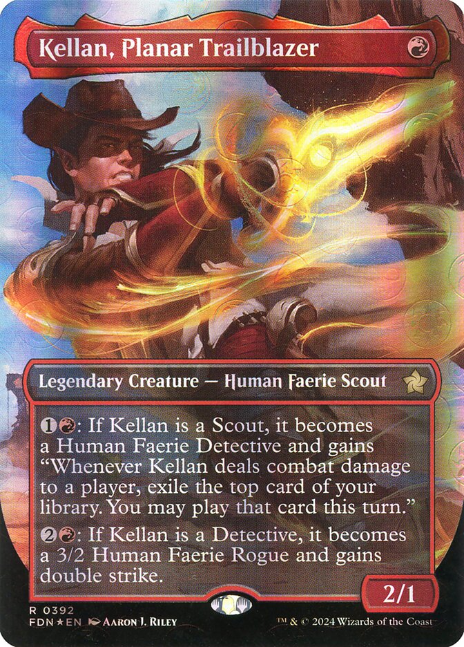 Kellan, Planar Trailblazer (Foundations)  - Foil