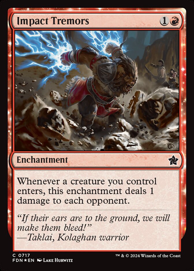 Impact Tremors (Foundations)  - Foil