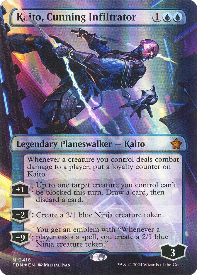 Kaito, Cunning Infiltrator (Foundations)  - Foil