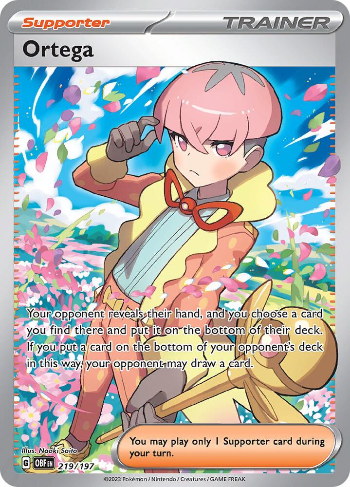 Ortega 219/197 (SV03: Obsidian Flames)  - Holofoil