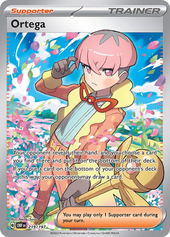 Ortega 219/197 (SV03: Obsidian Flames)  - Holofoil