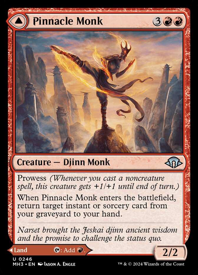 Pinnacle Monk 246 (Modern Horizons 3)  - Foil