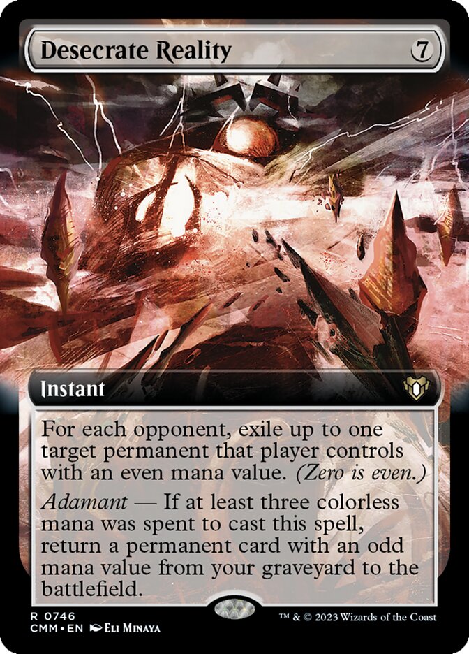 Desecrate Reality (Commander Masters) 