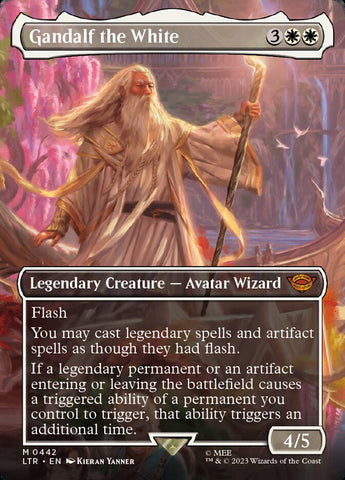 Gandalf the White 442/281 (Universes Beyond: The Lord of the Rings: Tales of Middle-earth)  - Borderless