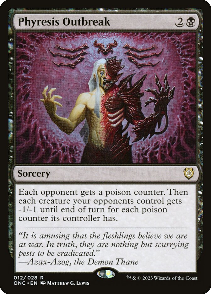 Phyresis Outbreak (Commander: Phyrexia: All Will Be One) 