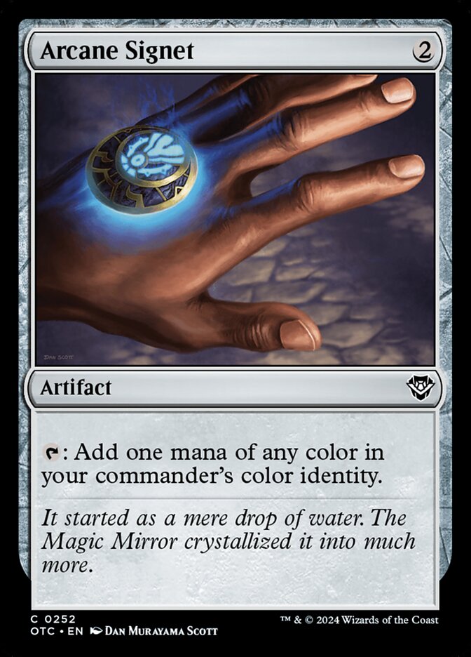 Arcane Signet 252/342 (Commander: Outlaws of Thunder Junction) 