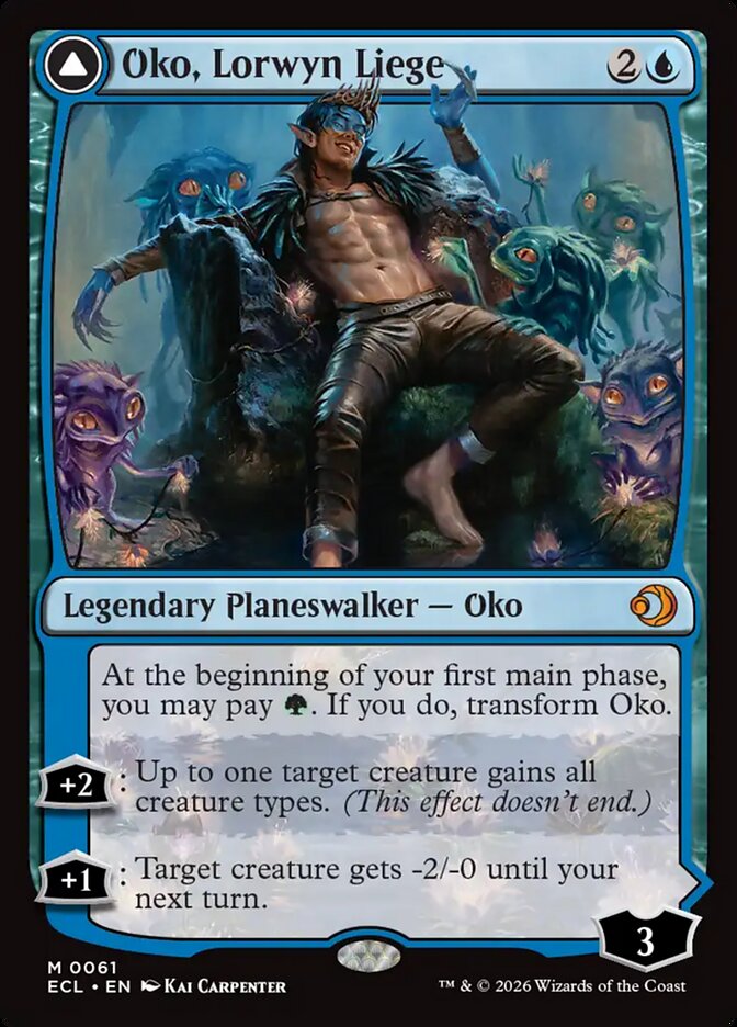 Oko, Lorwyn Liege // Oko, Shadowmoor Scion 61 (Lorwyn Eclipsed)  - Foil