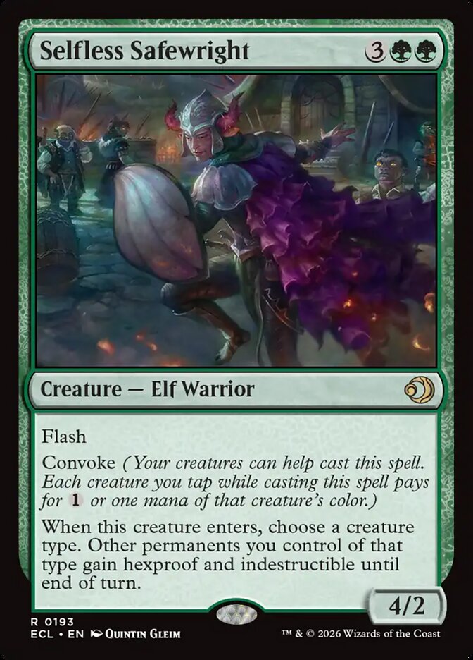 Selfless Safewright (Lorwyn Eclipsed) 