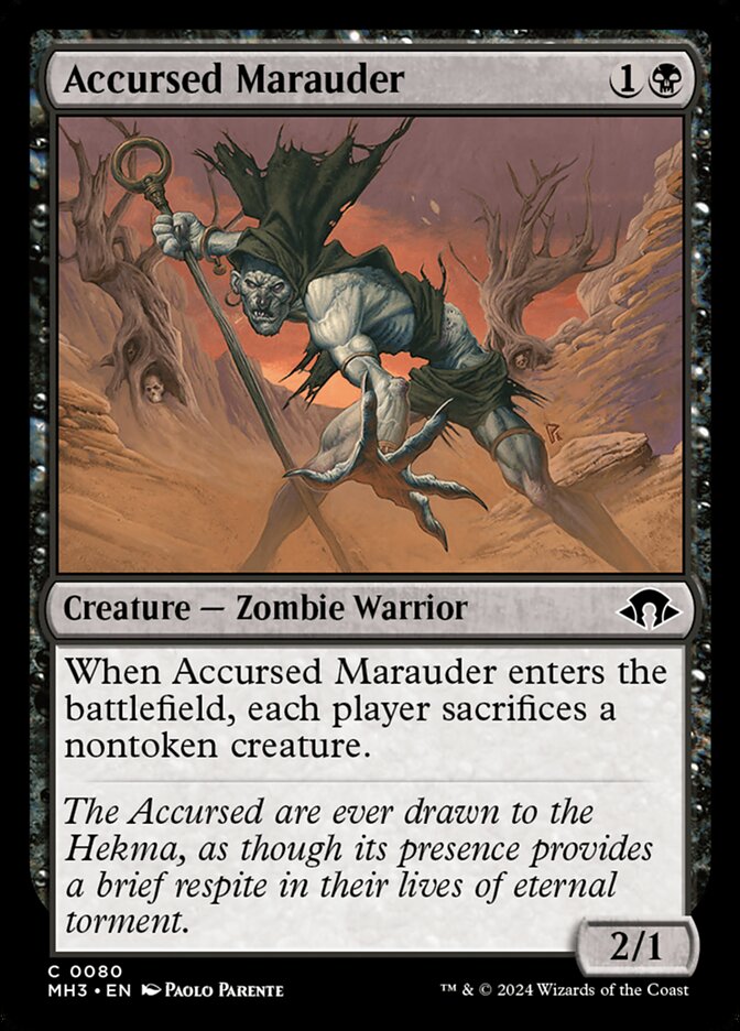 Accursed Marauder (Modern Horizons 3)  - Foil
