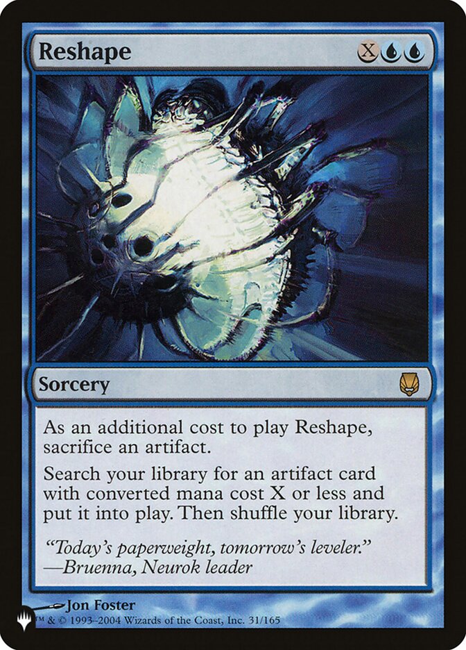 Reshape (The List Reprints) 