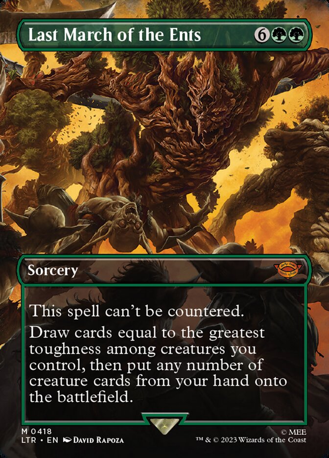 Last March of the Ents (Universes Beyond: The Lord of the Rings: Tales of Middle-earth)  - Foil