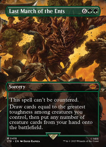 Last March of the Ents (Universes Beyond: The Lord of the Rings: Tales of Middle-earth)  - Foil