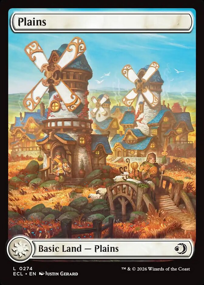Plains 274/273 (Lorwyn Eclipsed)  - Full Art Foil