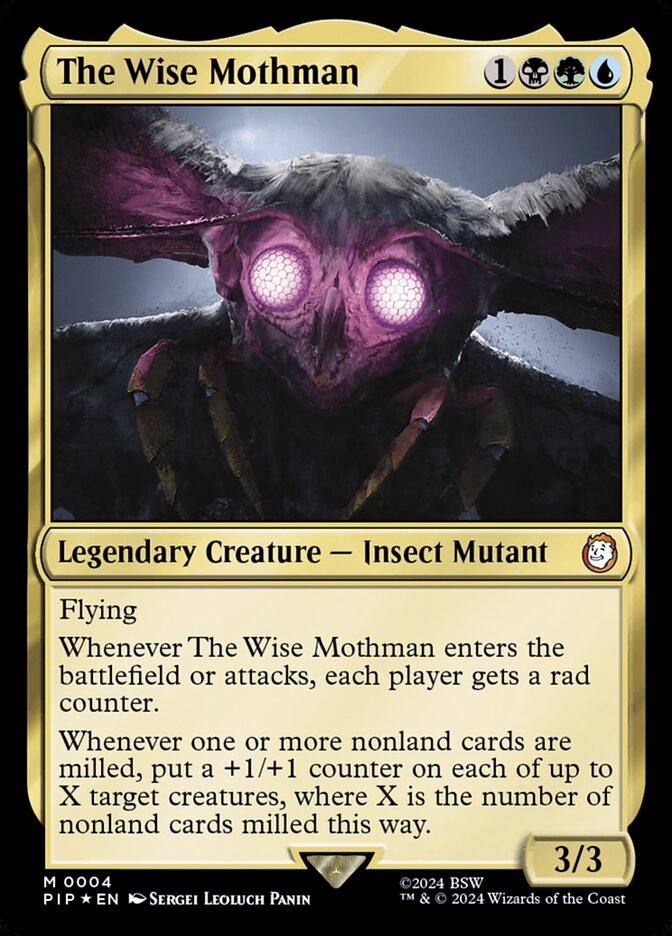 The Wise Mothman (Universes Beyond: Fallout)  - Foil