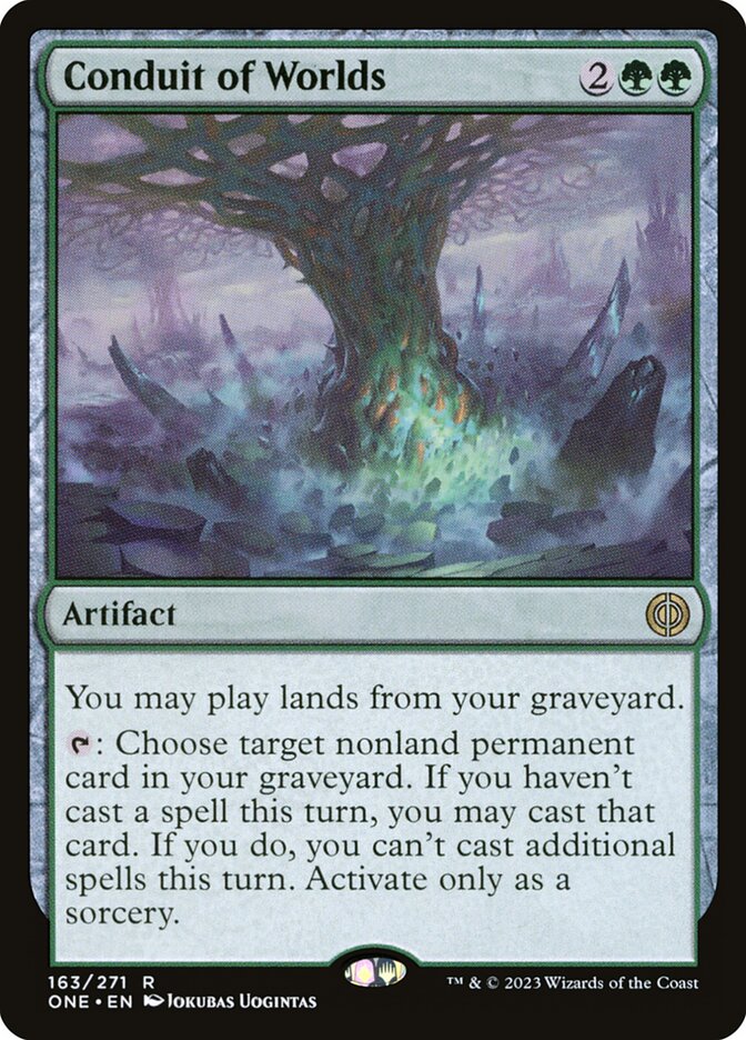Conduit of Worlds (Phyrexia: All Will Be One)  - Foil