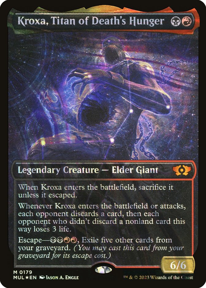 Kroxa, Titan of Death's Hunger (March of the Machine: Multiverse Legends)  - Foil