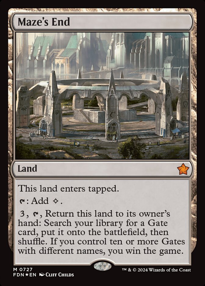 Maze's End (Foundations)  - Foil