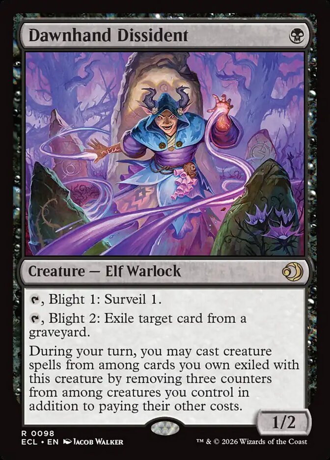 Dawnhand Dissident (Lorwyn Eclipsed)  - Foil