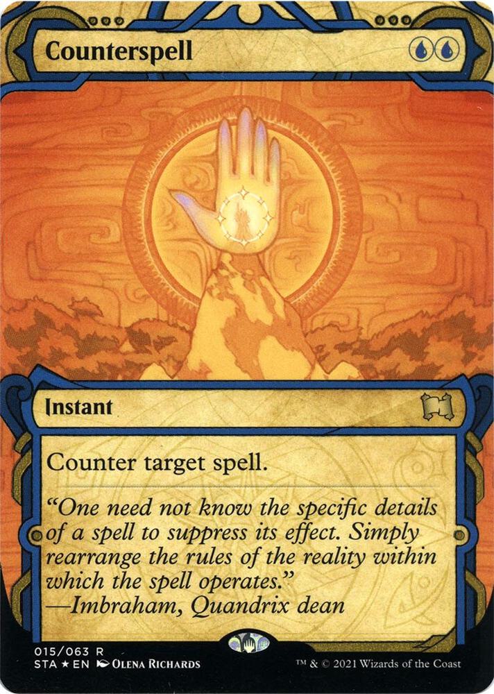 Counterspell Foil Etched (Strixhaven: Mystical Archives)  - Foil