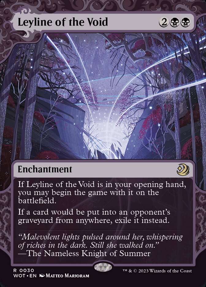 Leyline of the Void (Wilds of Eldraine: Enchanting Tales)  - Foil