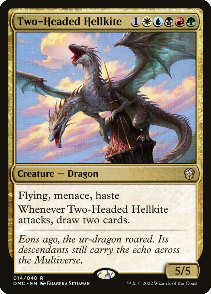 Two-Headed Hellkite (Commander: Dominaria United) 
