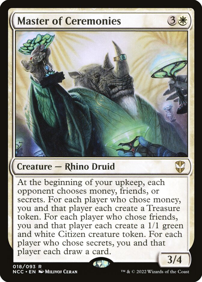 Master of Ceremonies (Commander: Streets of New Capenna) 
