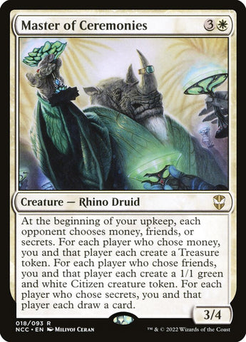 Master of Ceremonies (Commander: Streets of New Capenna) 